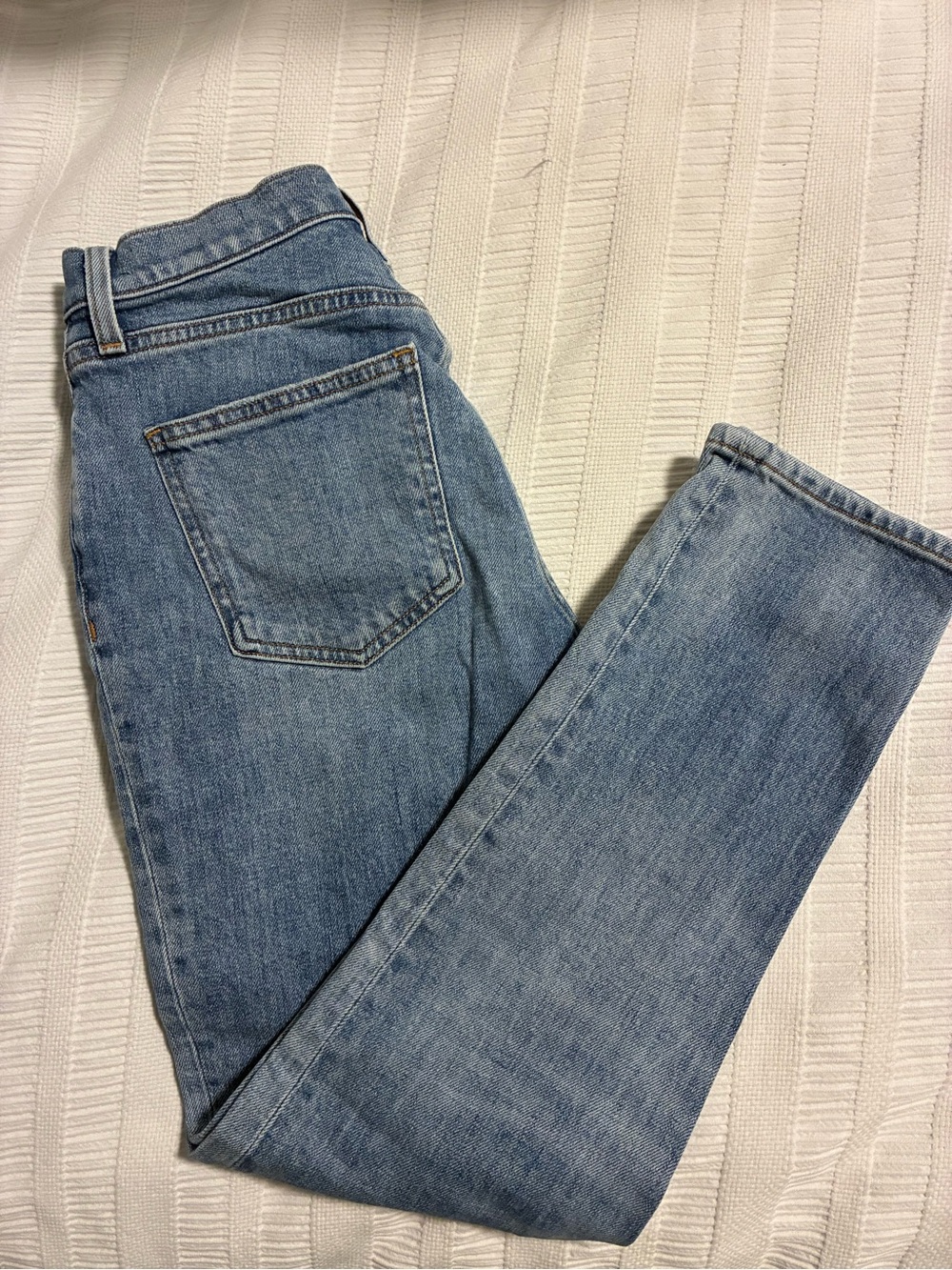 Denim Forum Yoko Light Blue Button-Fly High-Rise Jeans